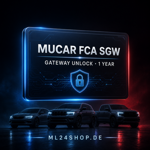 MUCAR FCA SGW Gateway Unlock – 1 Jahr – digitale Jahreslizenz im einheitlichen MUCAR.SHOP Bildstil