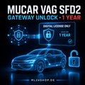 MUCAR VAG SFD2 Gateway Unlock – 1 Jahr – digitale Jahreslizenz im einheitlichen MUCAR.SHOP Bildstil